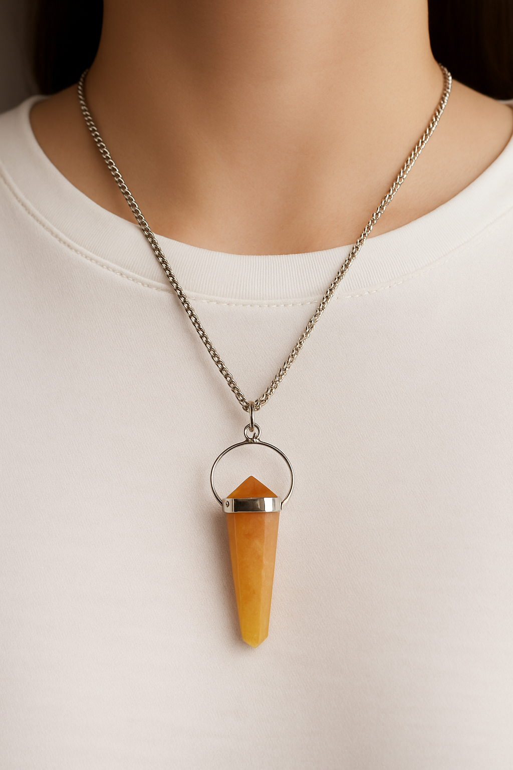 Citrine Pendant - The Stone of Success & Joy (Unisex)