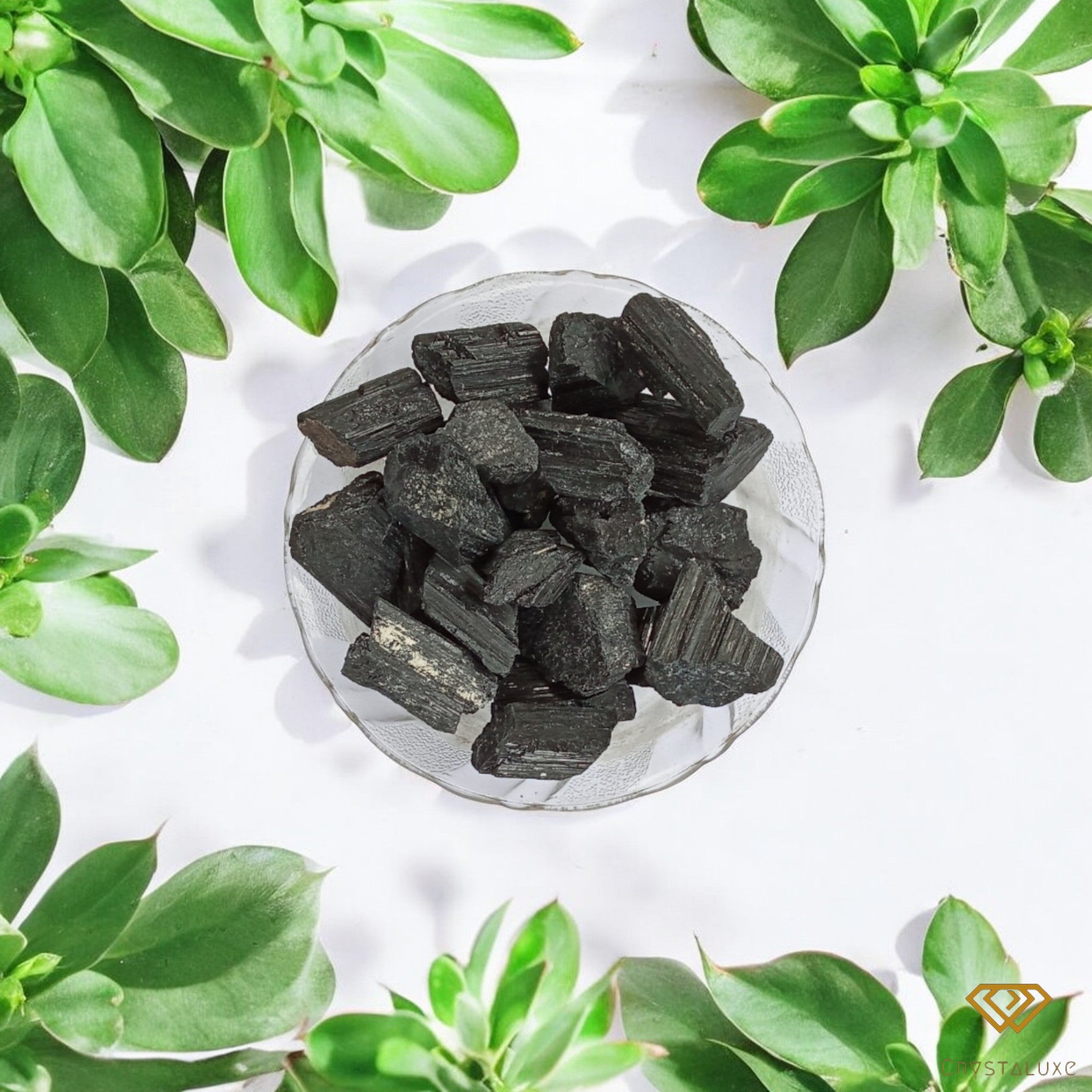 Black tourmaline raw