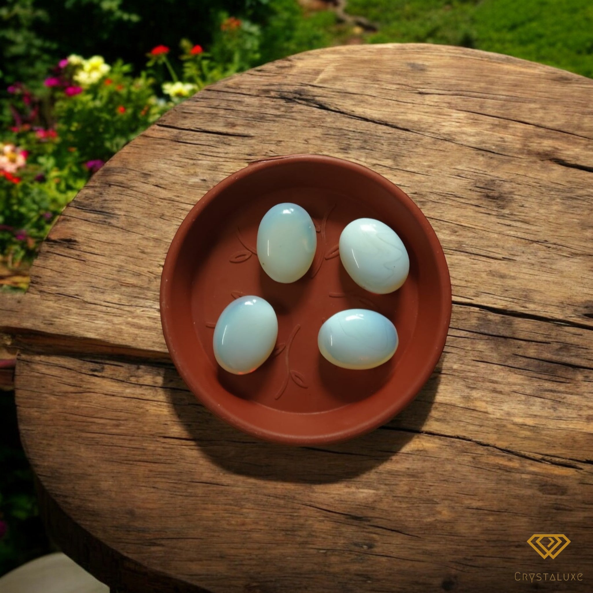 Opalite Palm stone