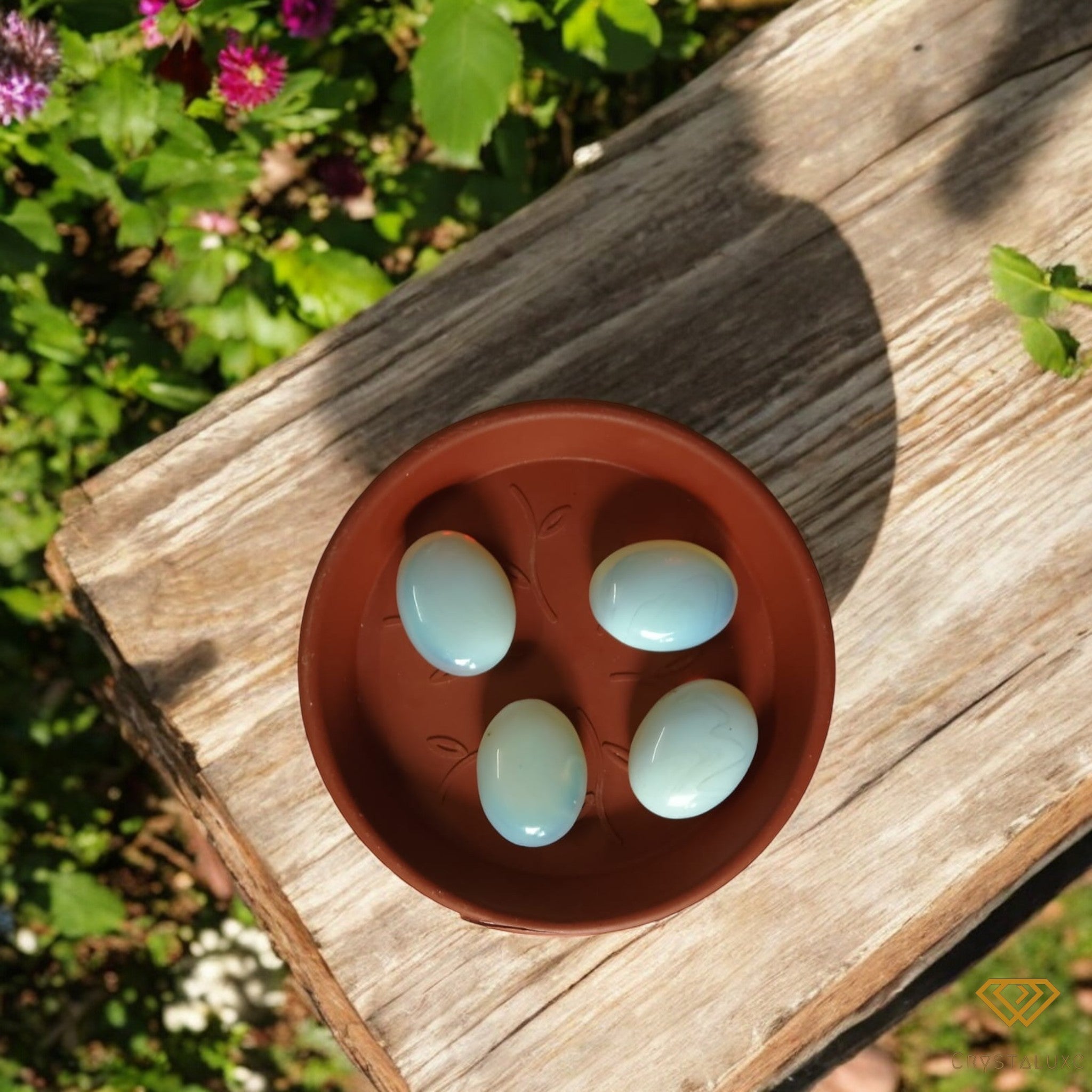 Opalite Palm stone