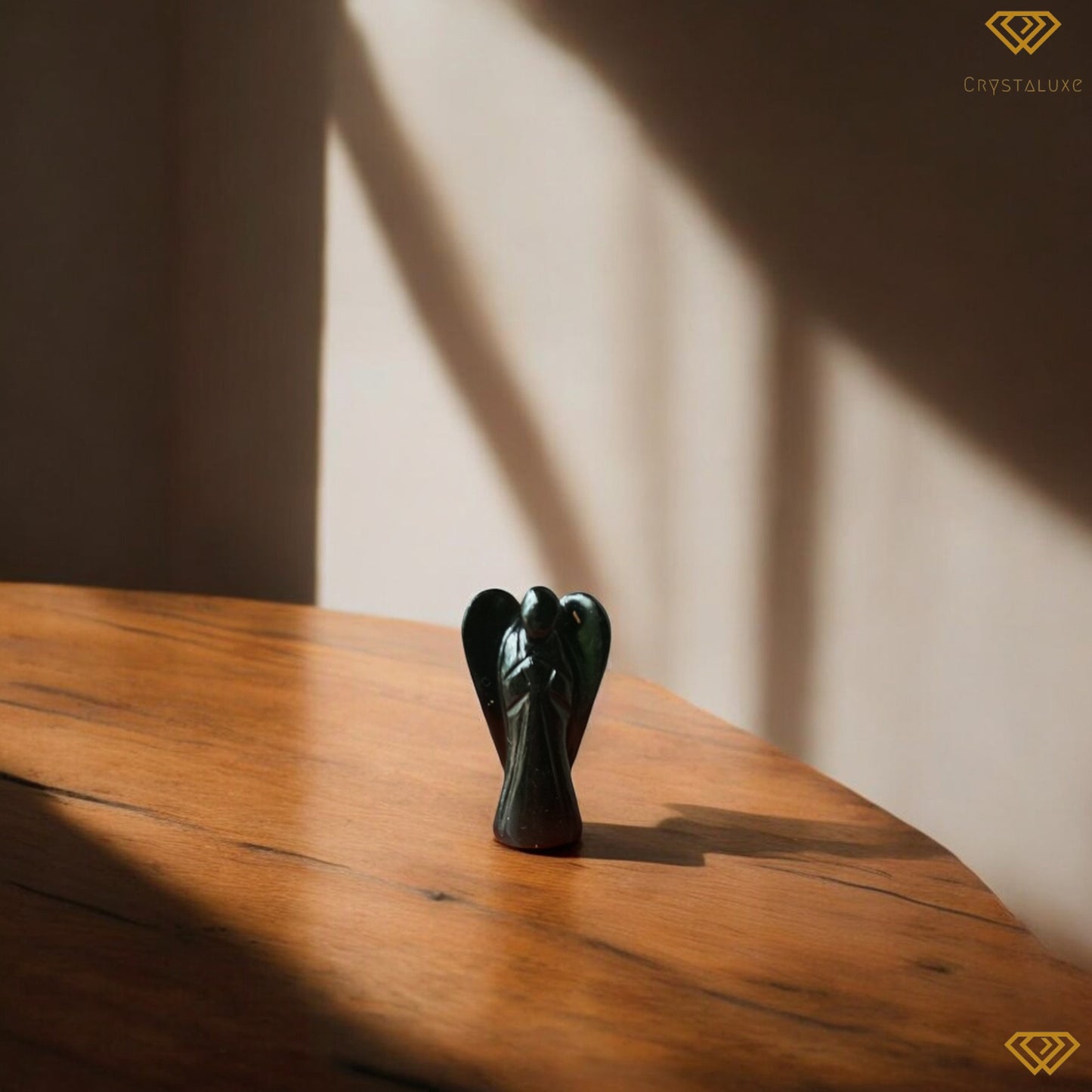 Black obsidian angel