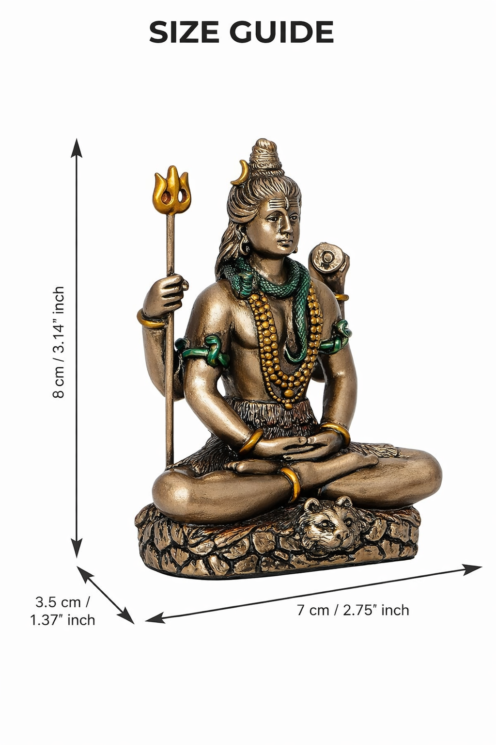 Lord Shiva Statue - For Car/Home