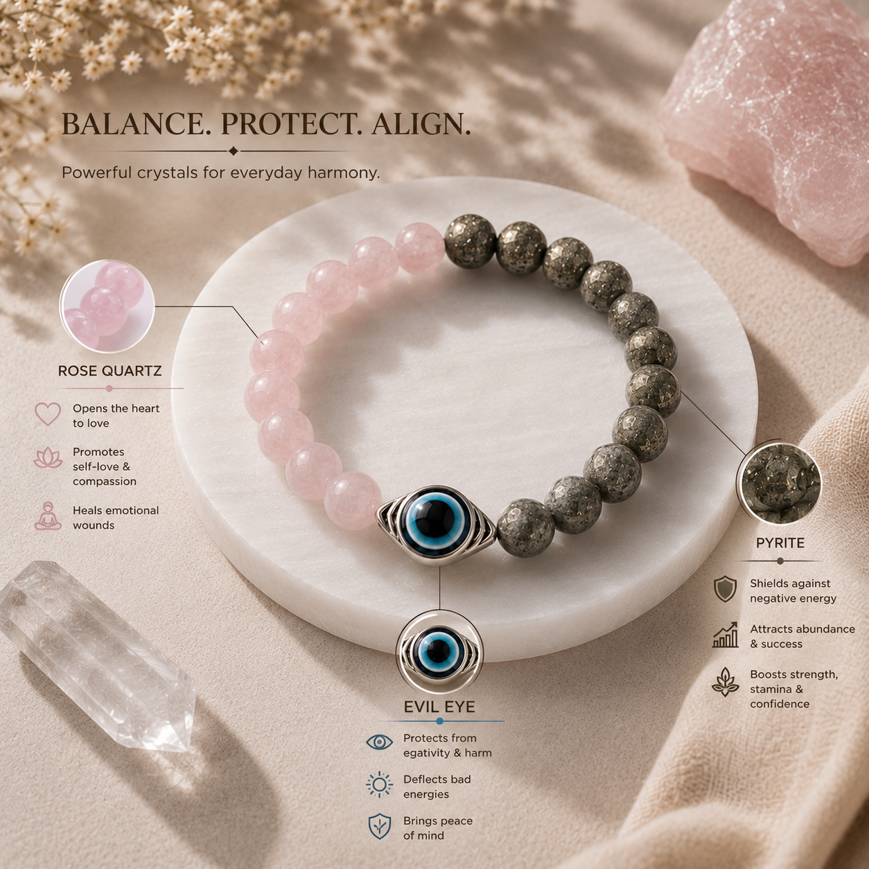 Love, Protection & Prosperity Bracelet