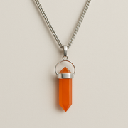 Carnelian Pendant – The Stone of Vitality & Courage (Unisex)