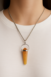 Citrine Pendant - The Stone of Success & Joy (Unisex)