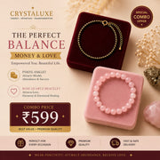 Prosperity & Love Combo - Pyrite Anklet & Rose Quartz Bracelet Combo
