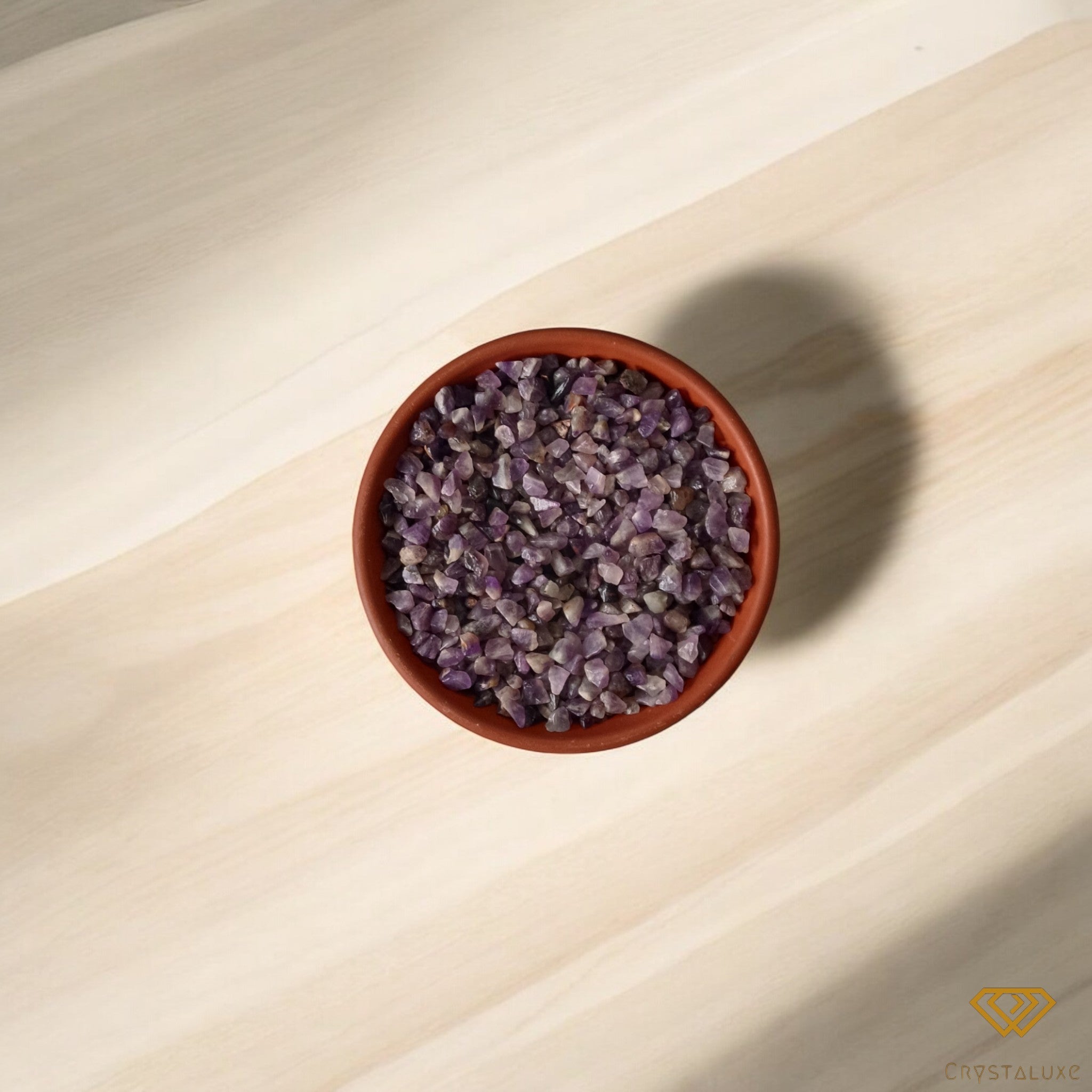 Amethyst chips stone