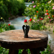 Black obsidian angel