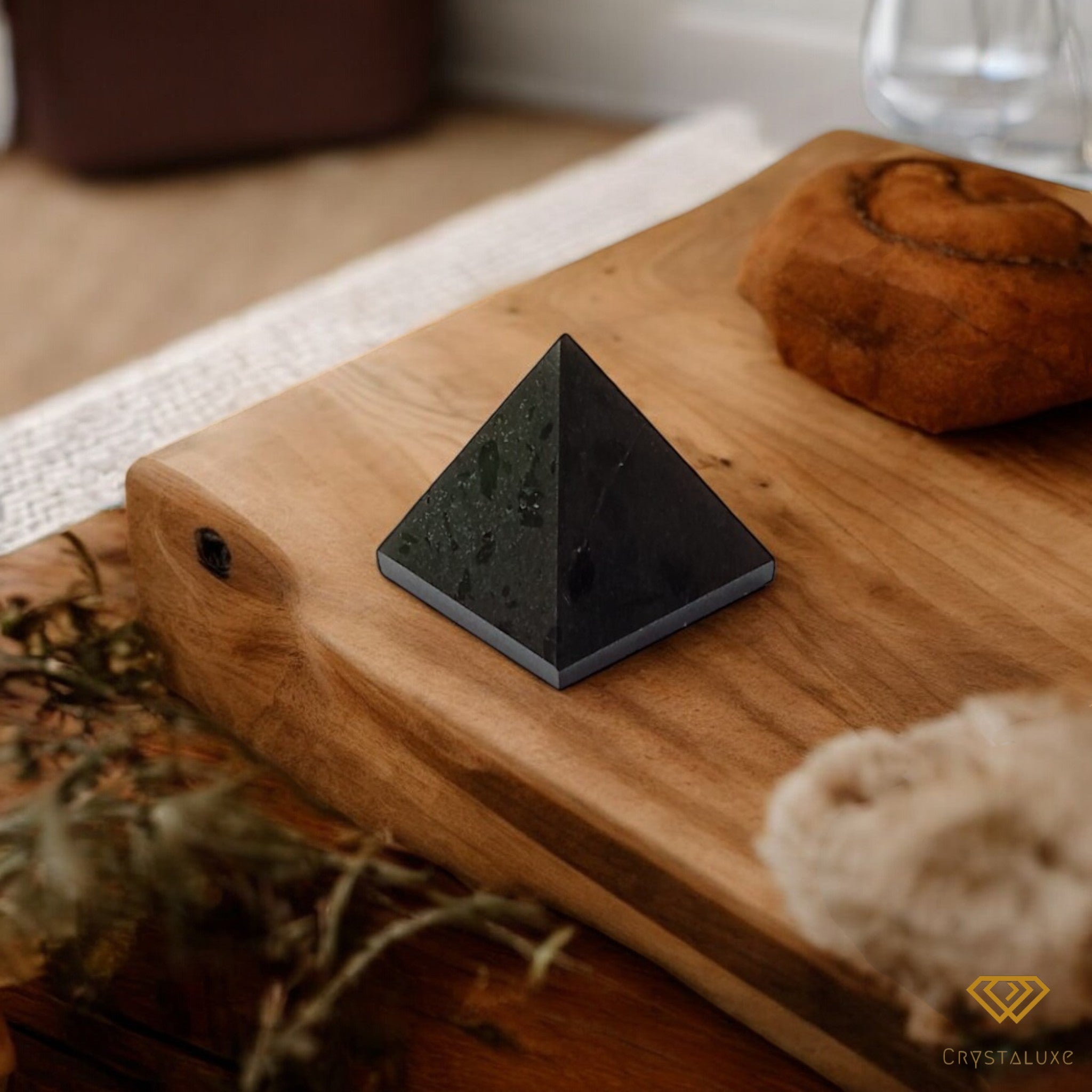 Black Tourmaline pyramid