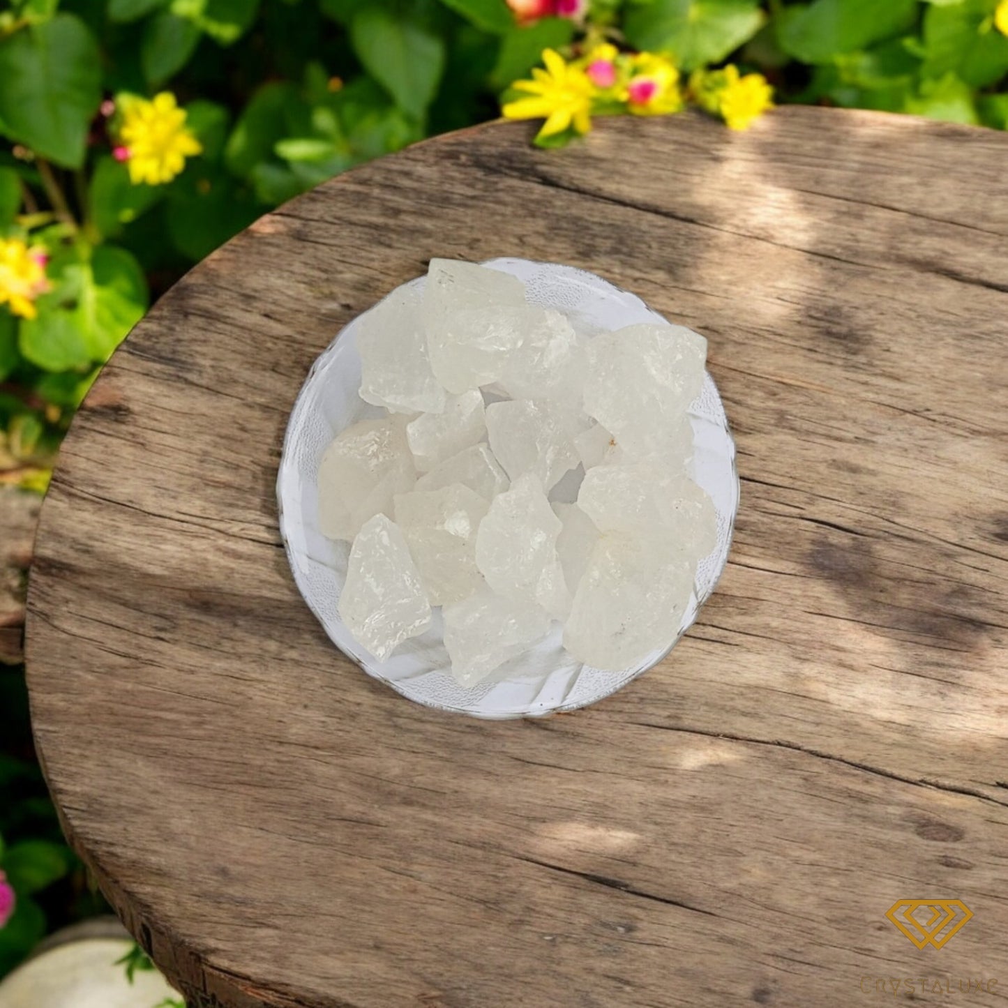 Clear quartz raw