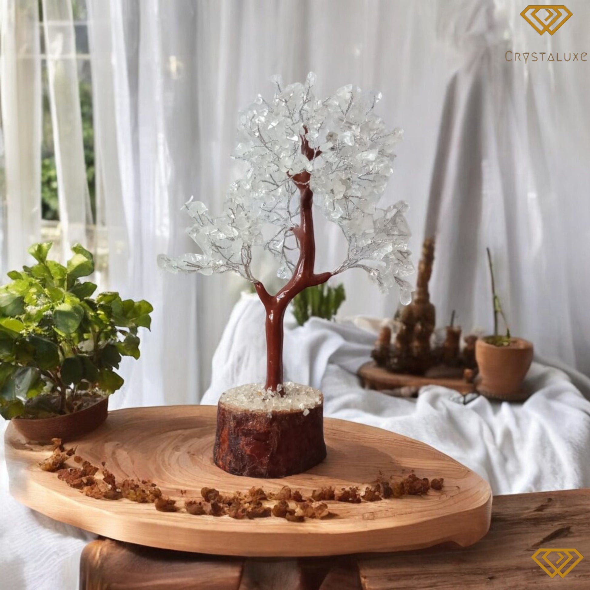 Clear Quartz Tree