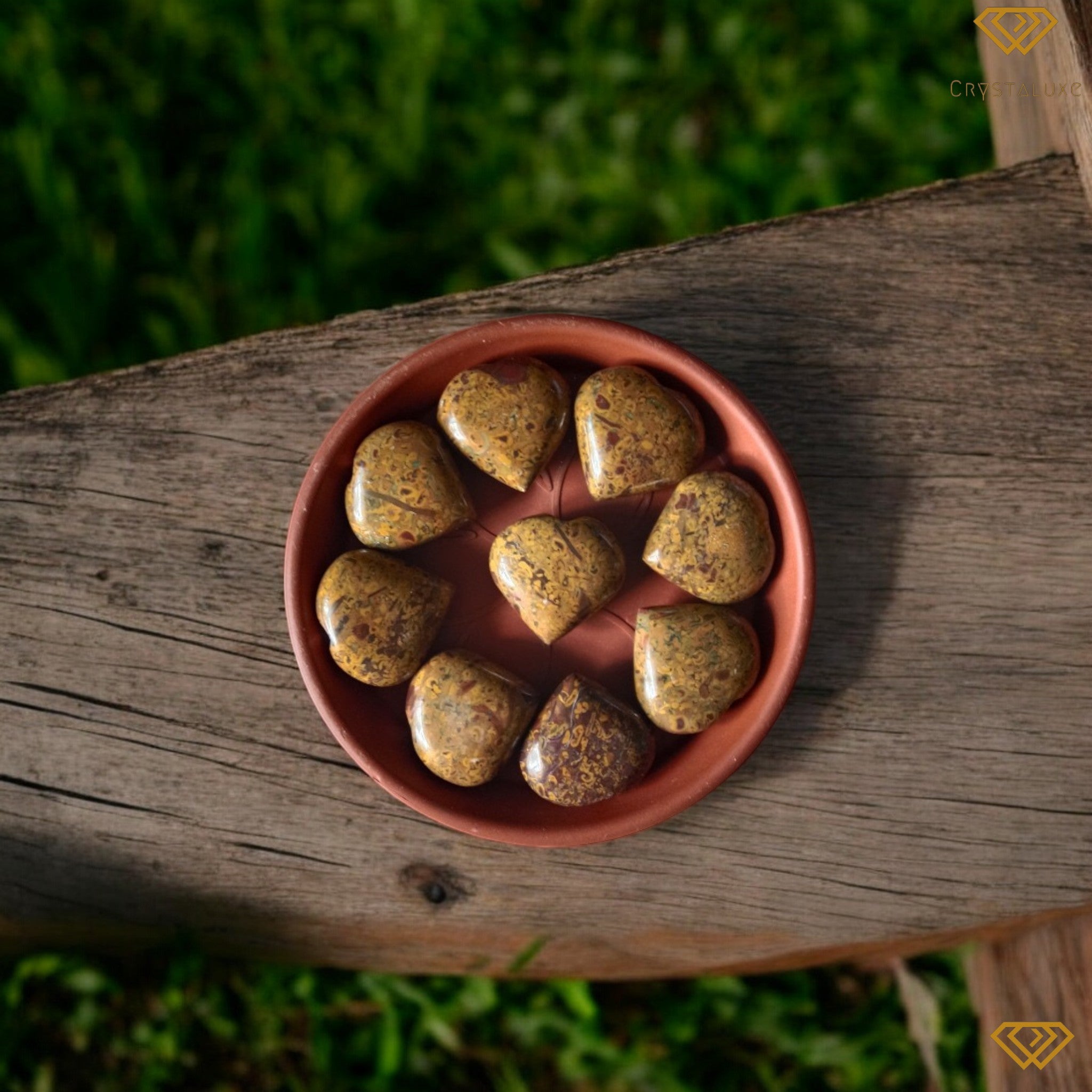 Fruit jasper Heart