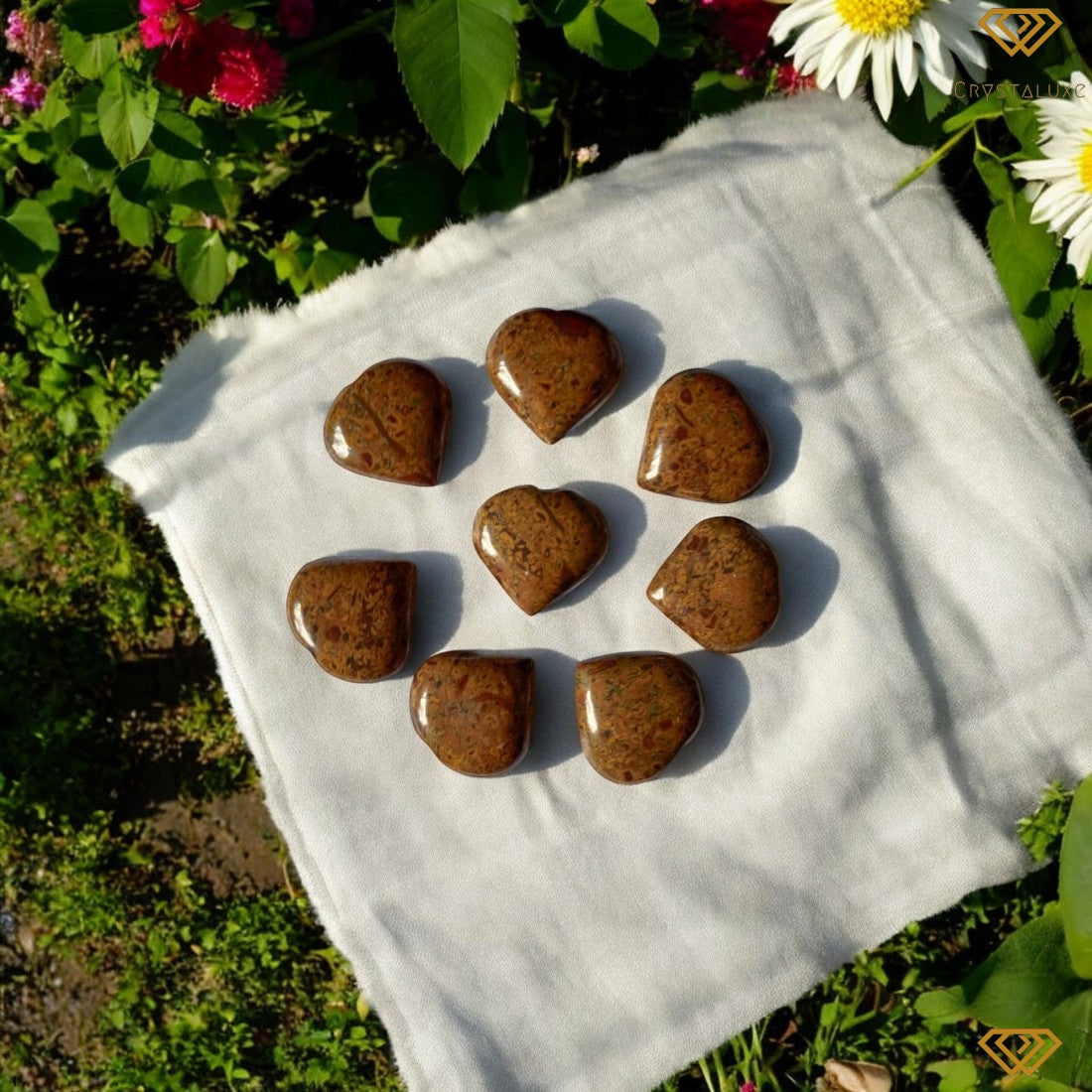 Fruit jasper Heart