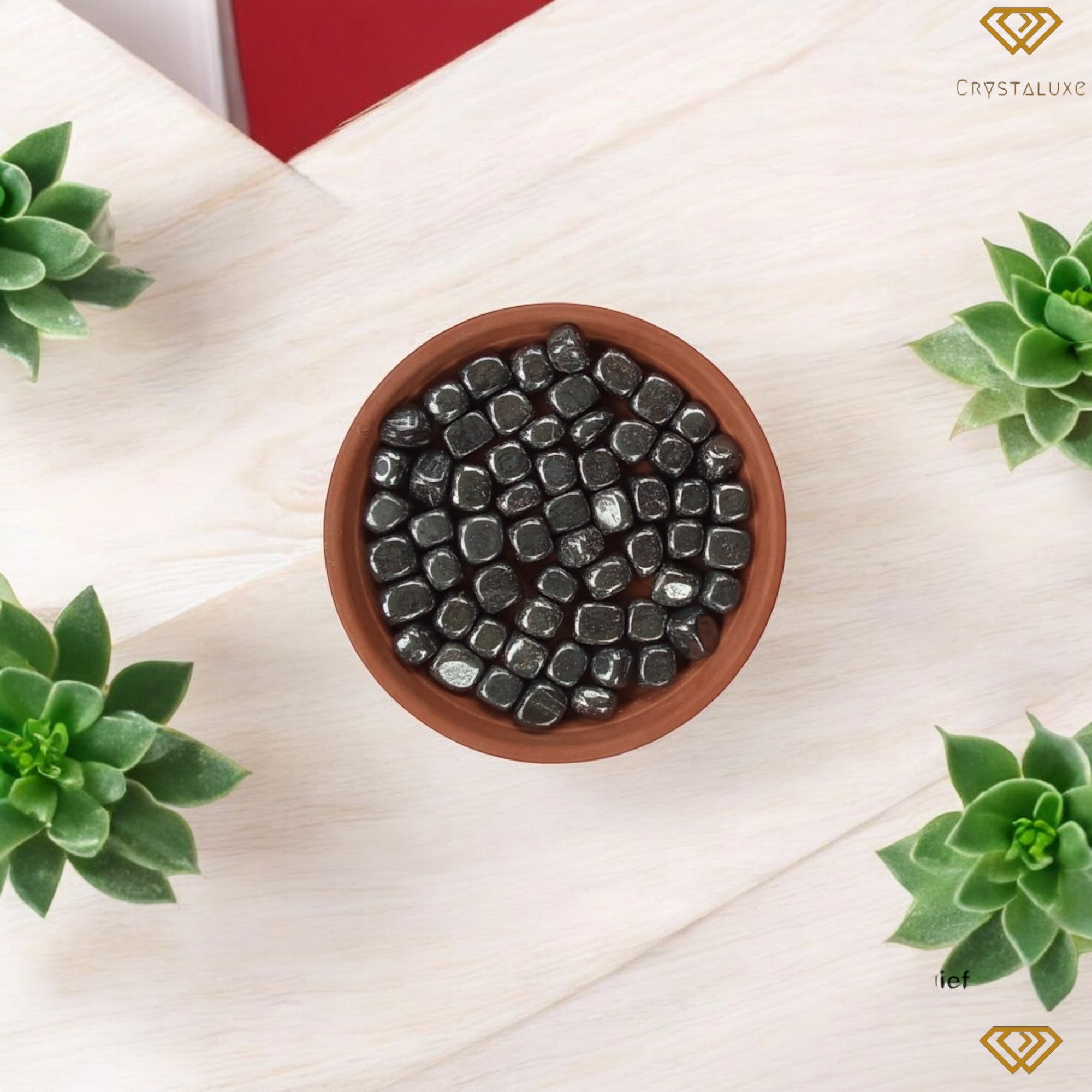 Hematite Tumble stone ( Pack of 3)