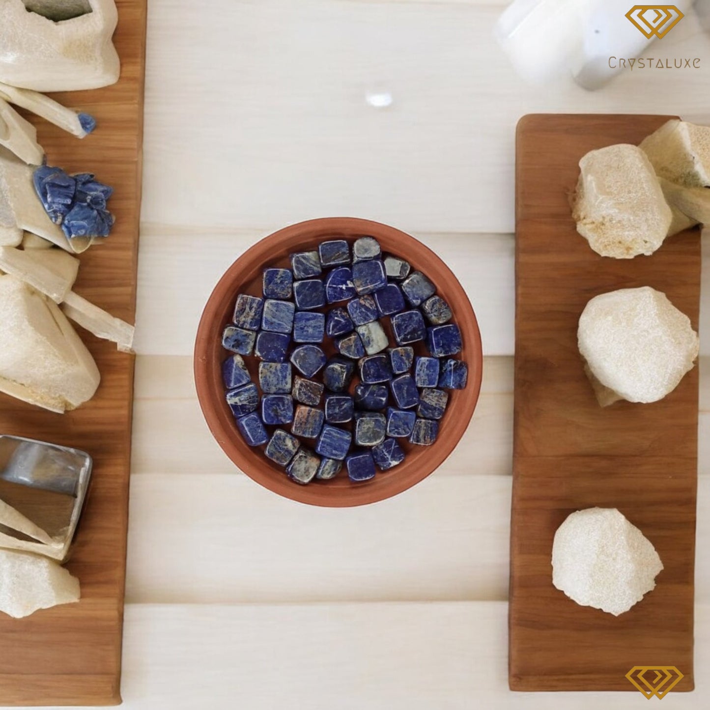 Lapis Lazuli Tumble stone ( Pack of 3 )