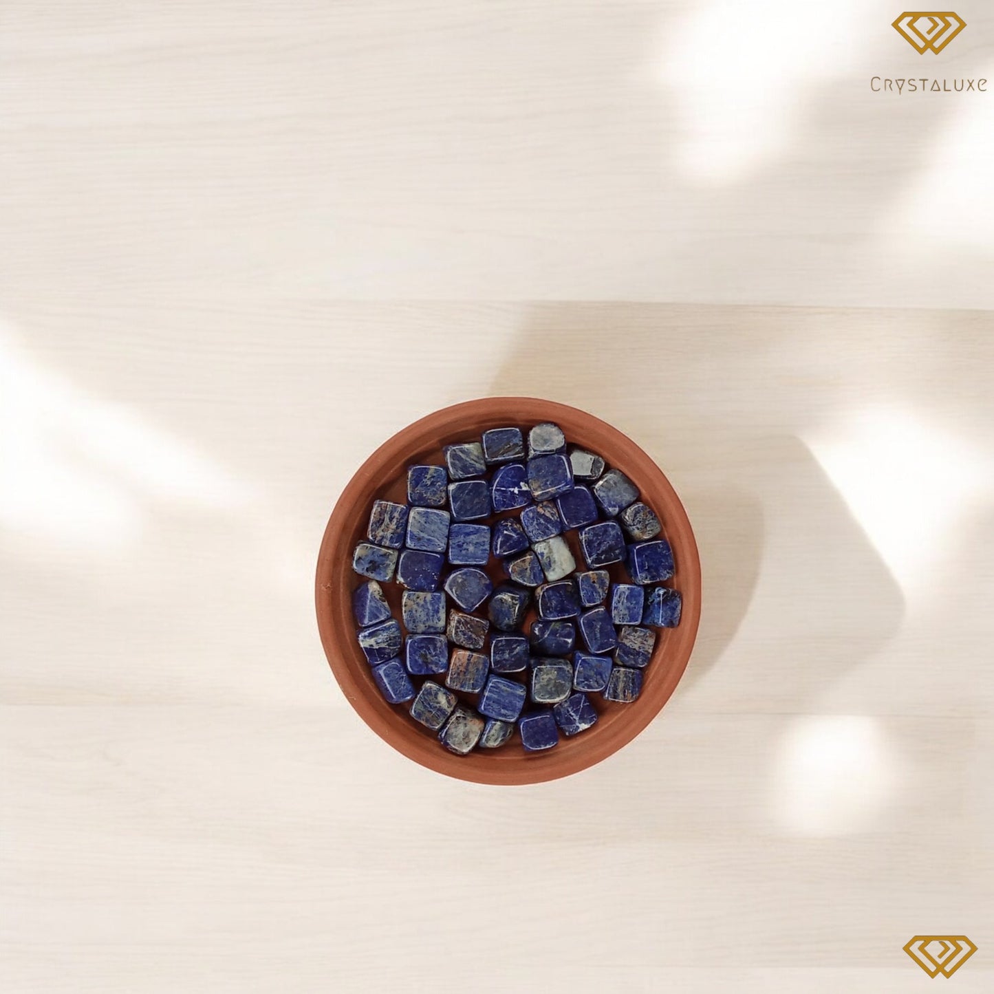 Lapis Lazuli Tumble stone ( Pack of 3 )