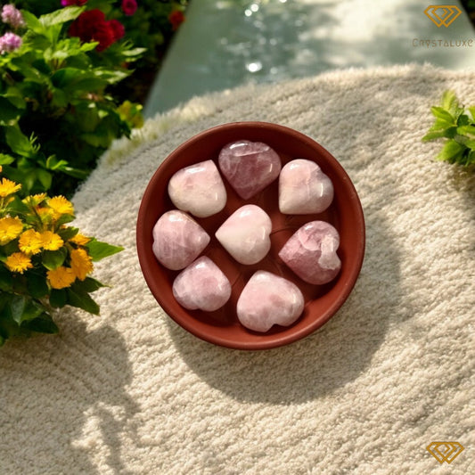 Rose quartz Heart