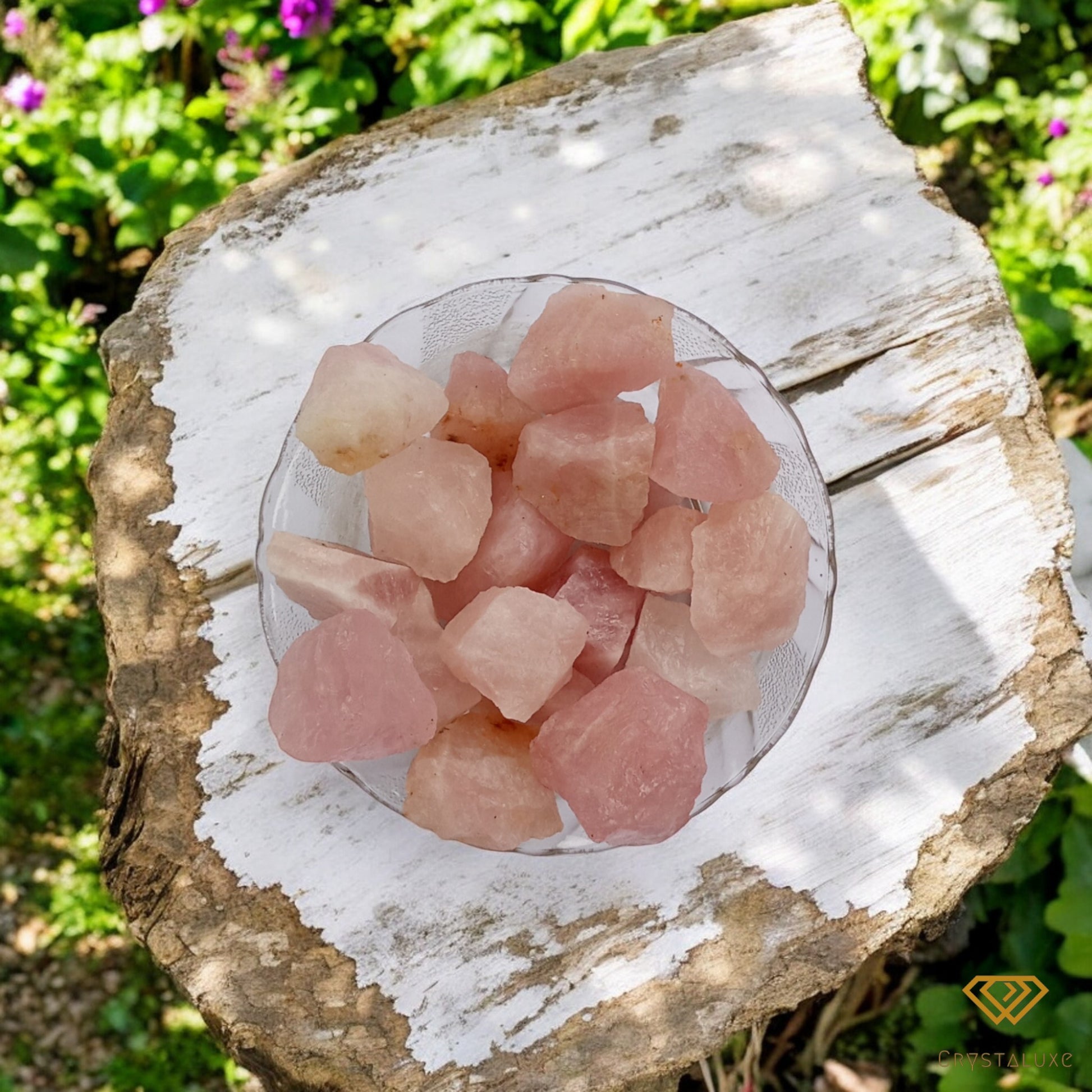 Rose quartz raw