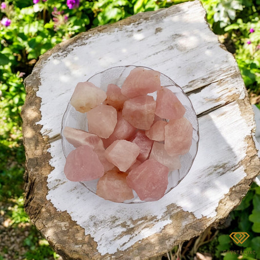 Rose quartz raw