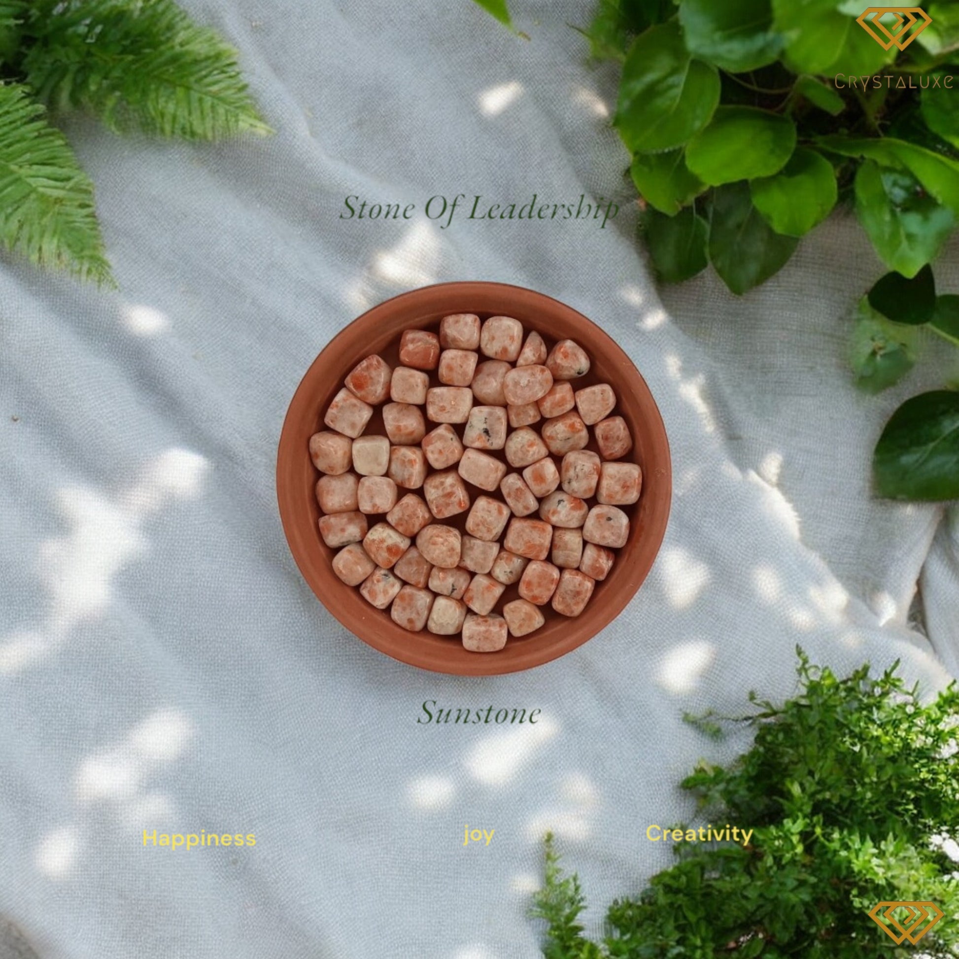 Sunstone Tumble stone ( Pack of 3)