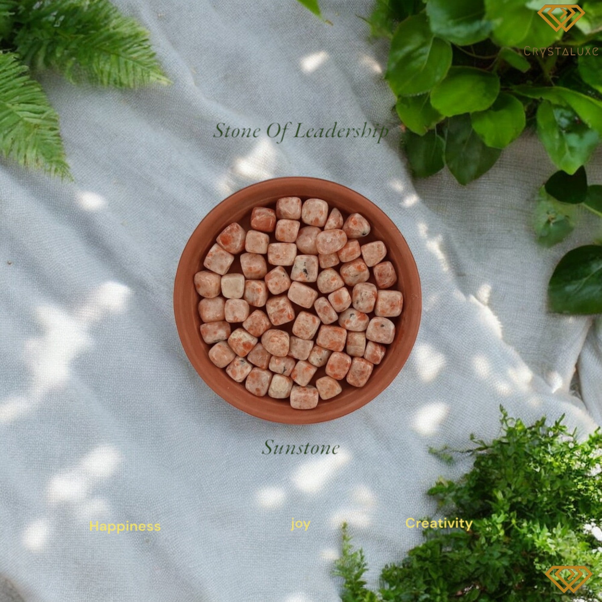 Sunstone Tumble stone ( Pack of 3)